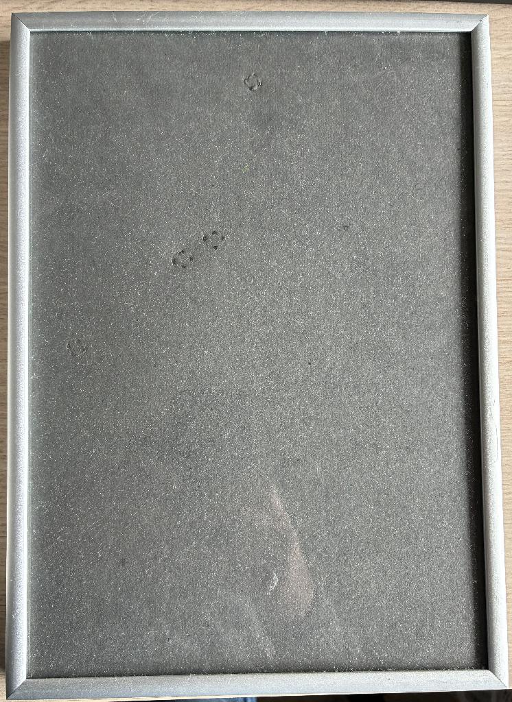Staande fotolijst met zilverrand (30 / 22), Ophalen, Gebruikt