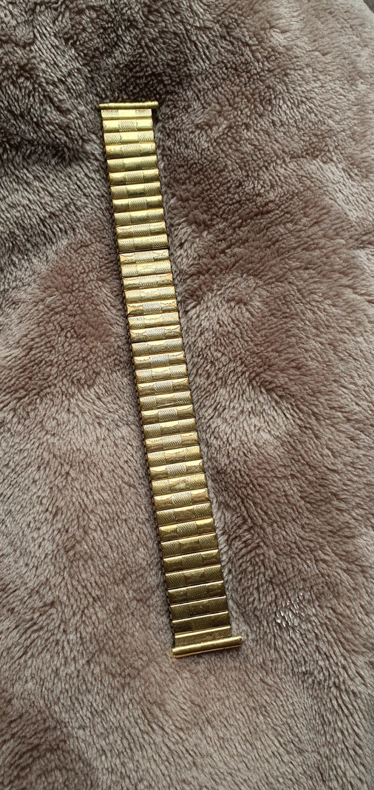 Vintage Fixoflex horlogebandje, verguld, Made in Germany, Overige merken, Verguld, 1930 tot 1960, Ophalen of Verzenden