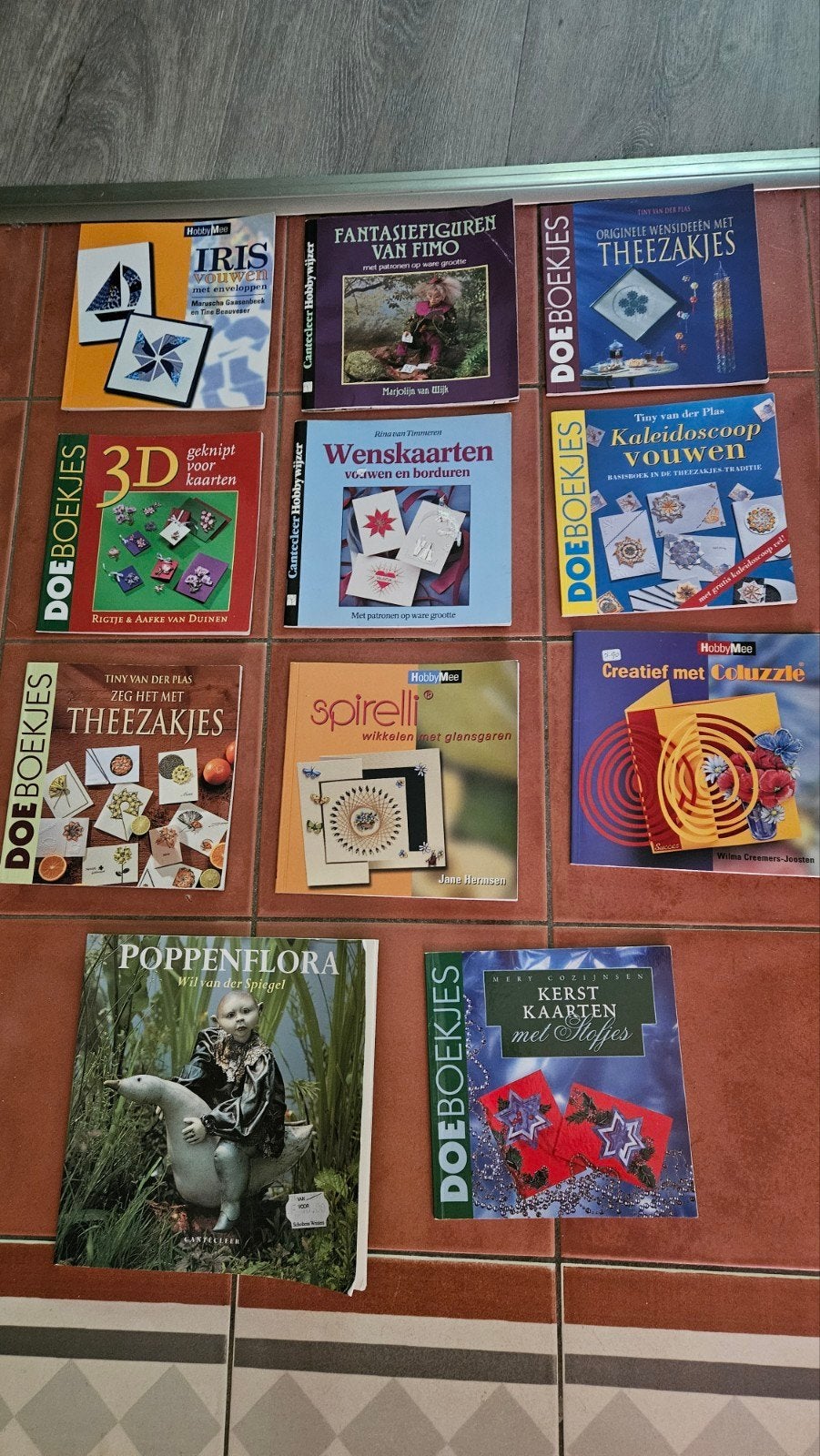 Knutselboeken Collectie: Theezakjes, Kaarten etc, Gebruikt, Overige thema's, Meerkleurig, Ophalen of Verzenden