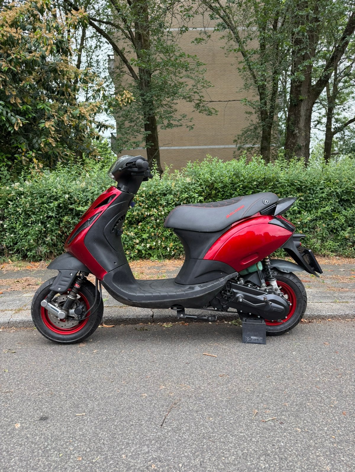 Zip 125cc in onderdelen, Ophalen