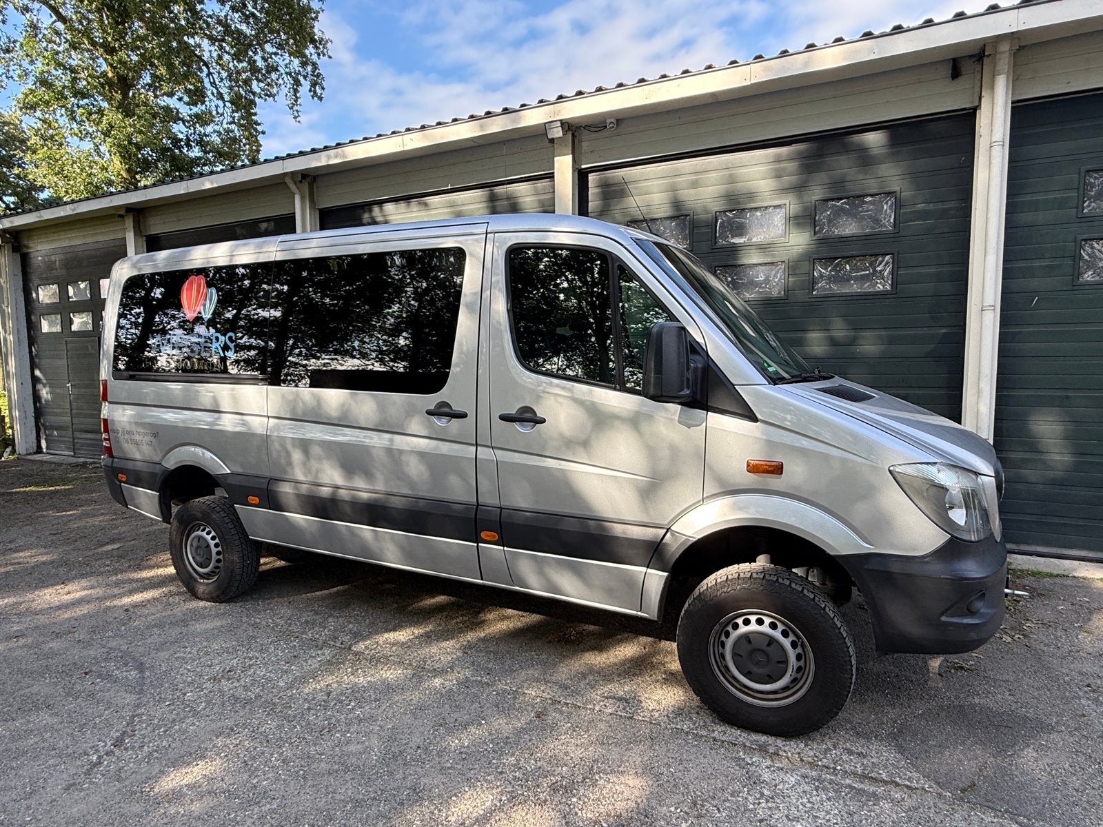 Mercedes-Benz Sprinter Combi Tourer 4x4 319 V6 2018 Grijs, Auto's, Automaat, 190 pk, 2987 cc, 11 km/l