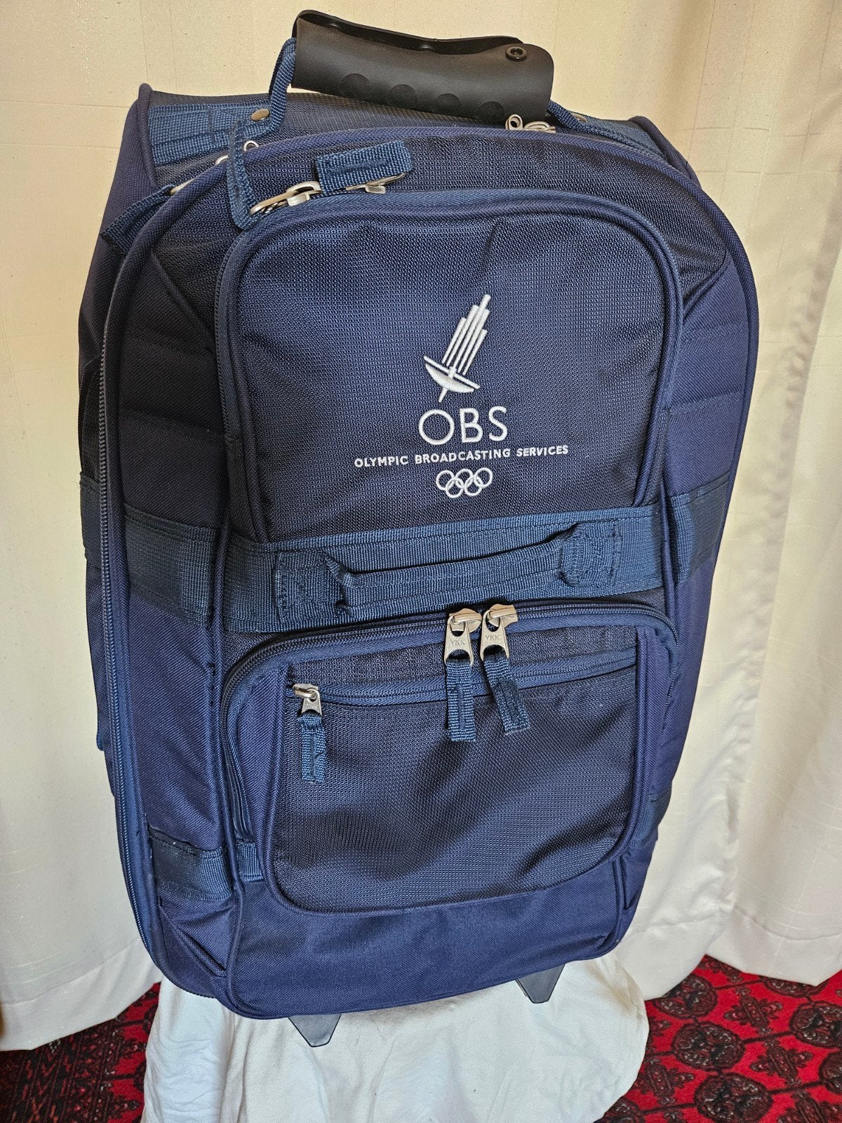 OBS Olympische Broadcasting Services Trolley Koffer, Ophalen, Uitschuifbare handgreep, 30 cm of meer, Gebruikt