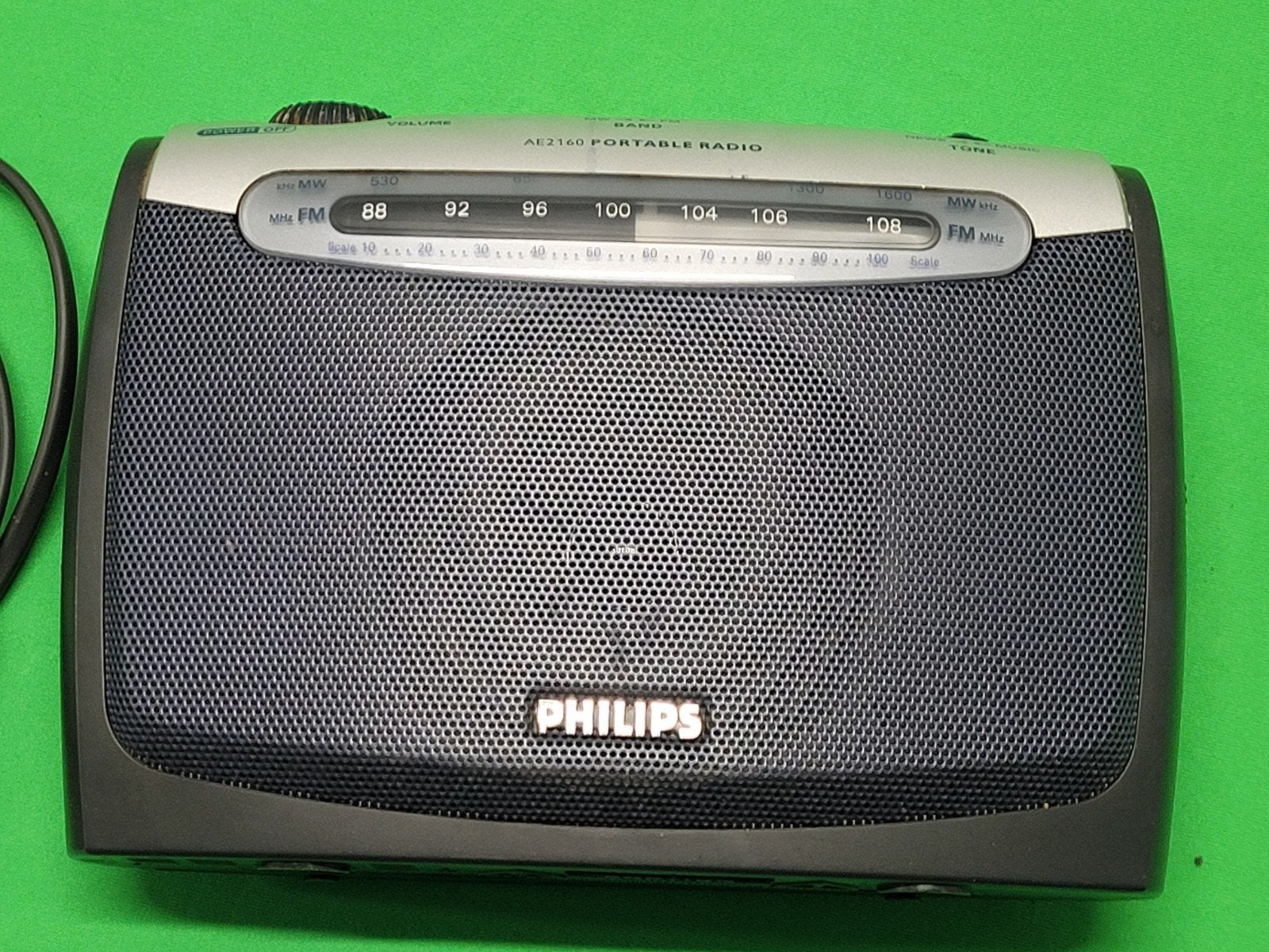 Philips AE2160 Draagbare Radio MW/FM, Ophalen of Verzenden, Gebruikt, Radio