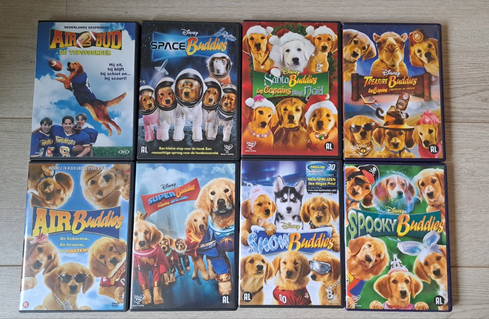 kinderfilms op DVD: Mees Kees, Buddies, Lassie, Gebruikt, Alle leeftijden, Nederlands, Ophalen of Verzenden