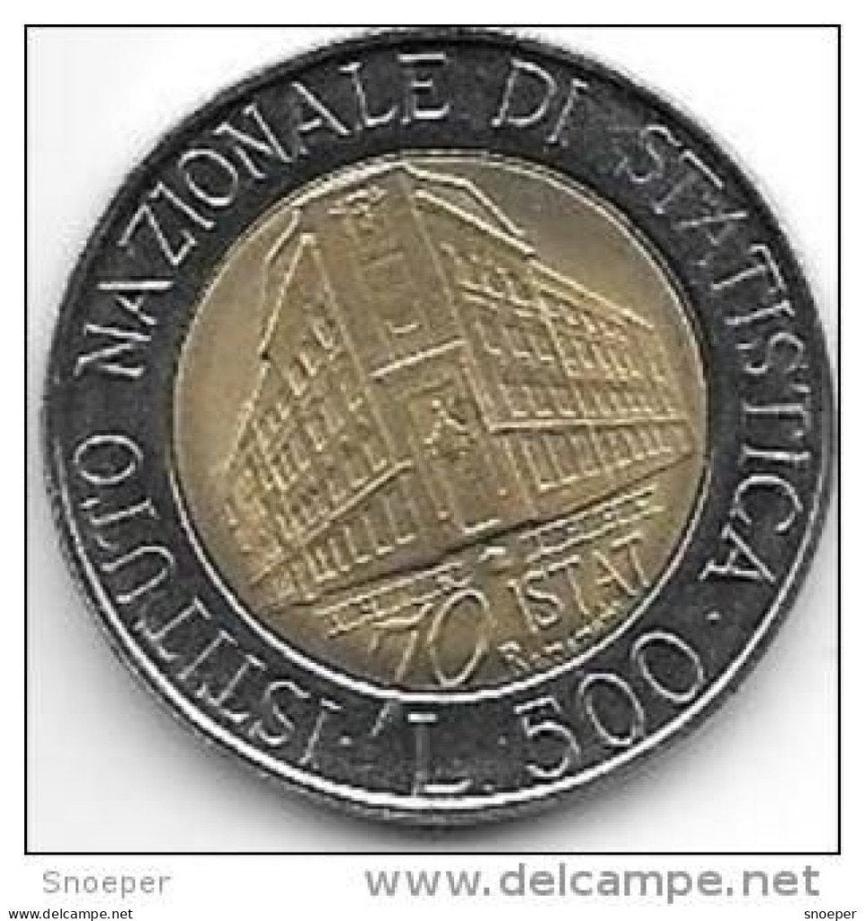 italy 500 lire 1996 km 181 unc, Verzenden, Italië, Losse munt