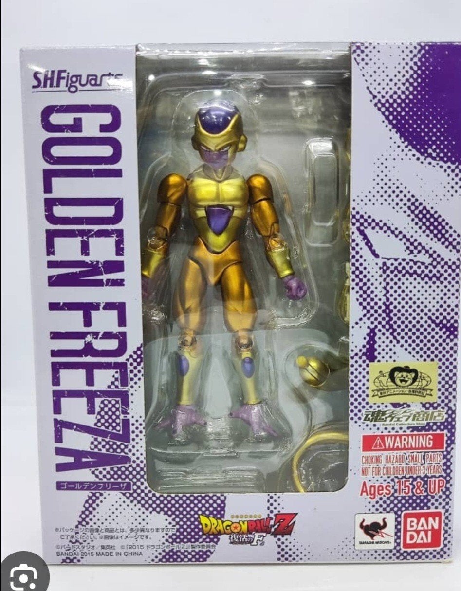Dbz S.H Figuarts Golden freeza, Ophalen of Verzenden, Zo goed als nieuw