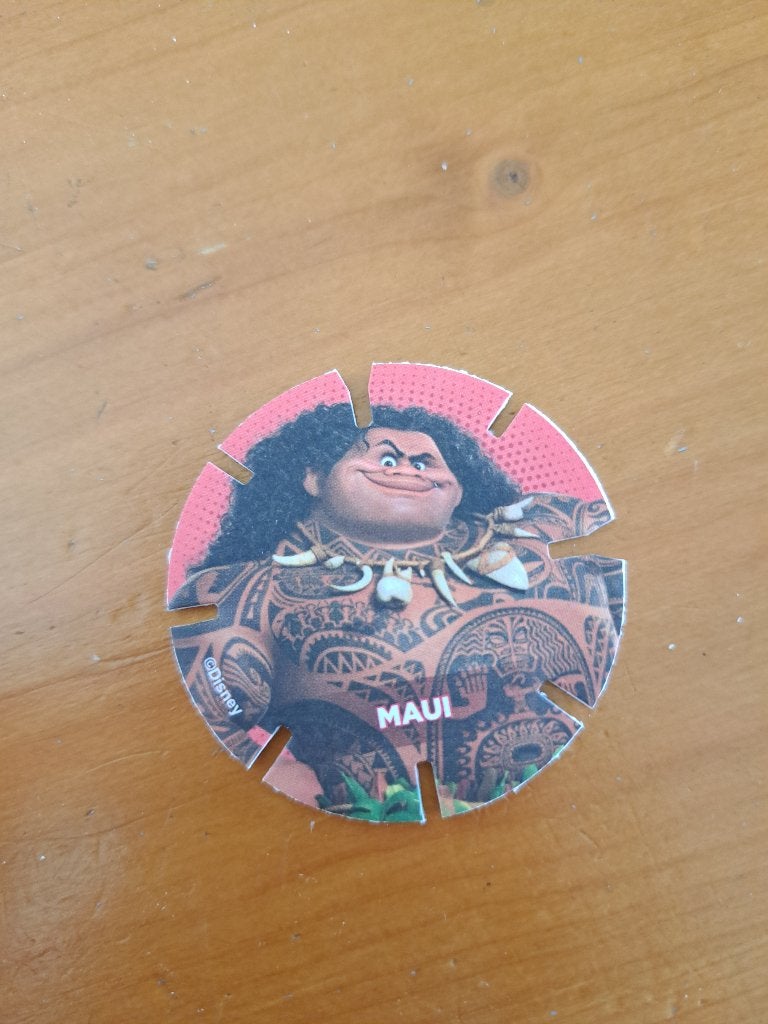 Maui diskeyz Moana, Ophalen of Verzenden, Overige figuren, Nieuw, Plaatje of Poster