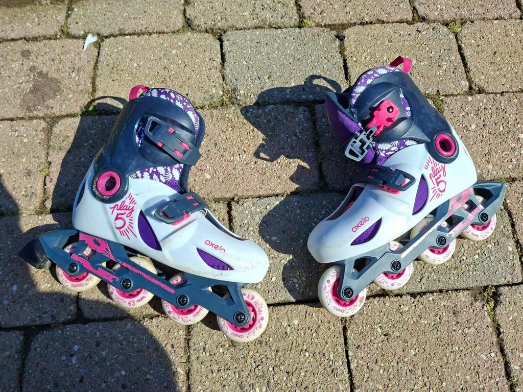 Oxelo Play 5 Inline Skates Skeelers 34 35 36, Overige merken, Kinderen, Ophalen of Verzenden, Inline skates 4 wielen