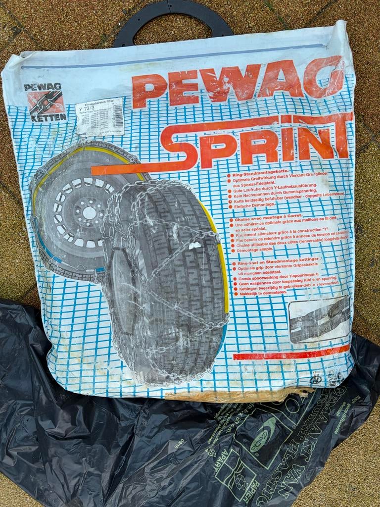 Pewag Sprint Sneeuwkettingen Y 73 3 - Diverse Maten, Ophalen, Zo goed als nieuw