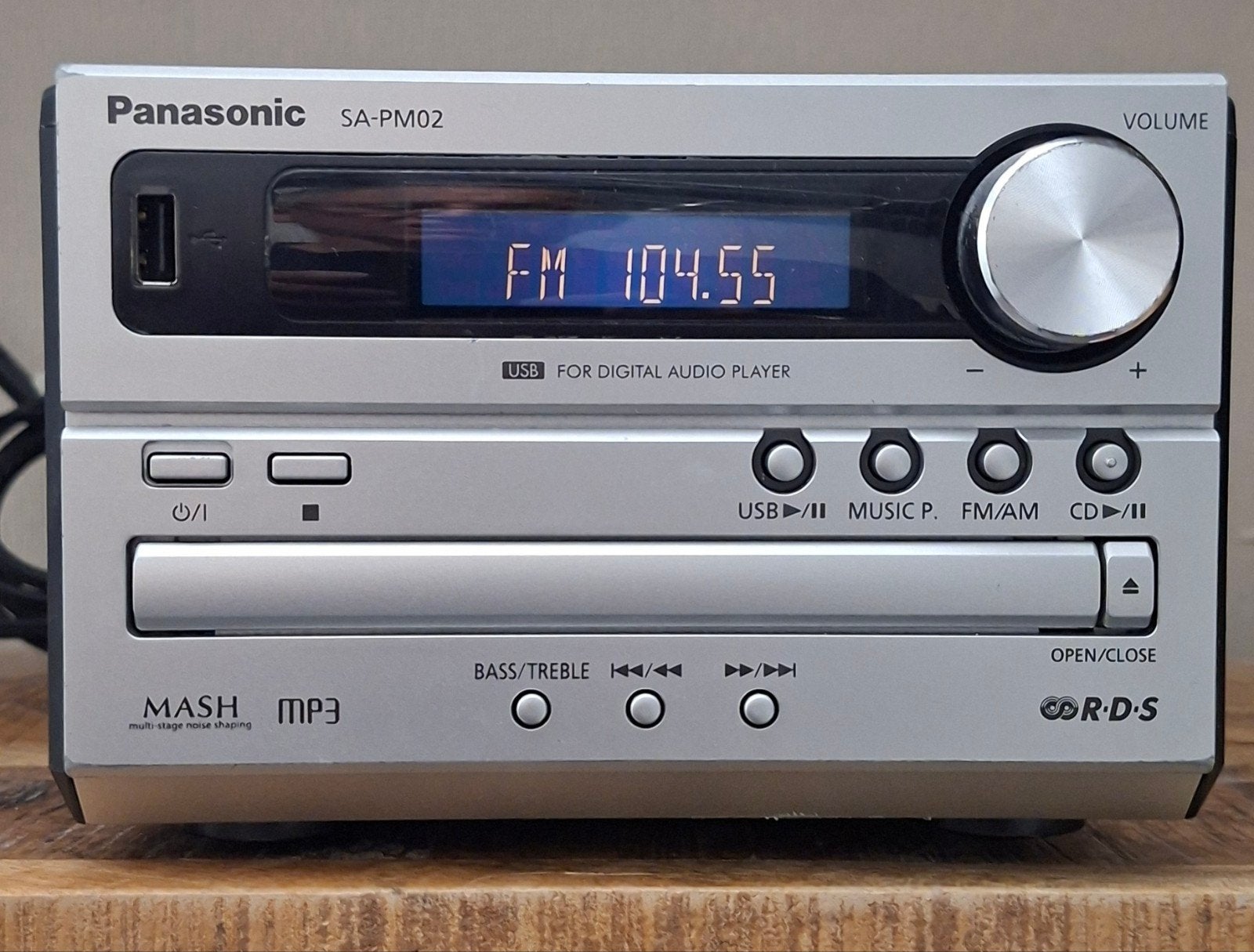 Panasonic SA-PM02 Microset met CD, Radio en USB, Audio, Tv en Foto, Ophalen of Verzenden