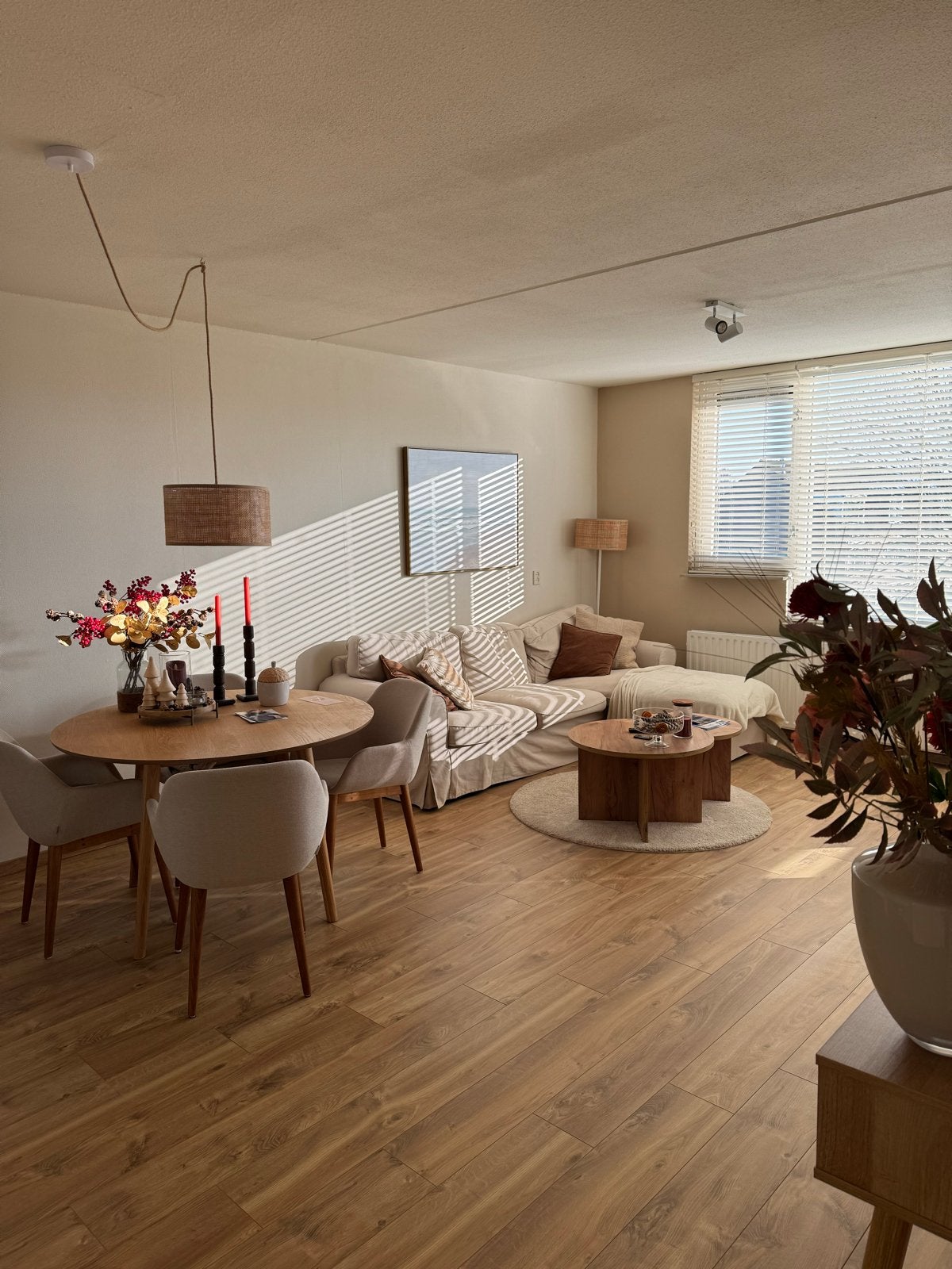 Laminaatvloer - houtlook (circa 58m2), Ophalen, Gebruikt, 50 tot 150 cm, 10 m² of meer