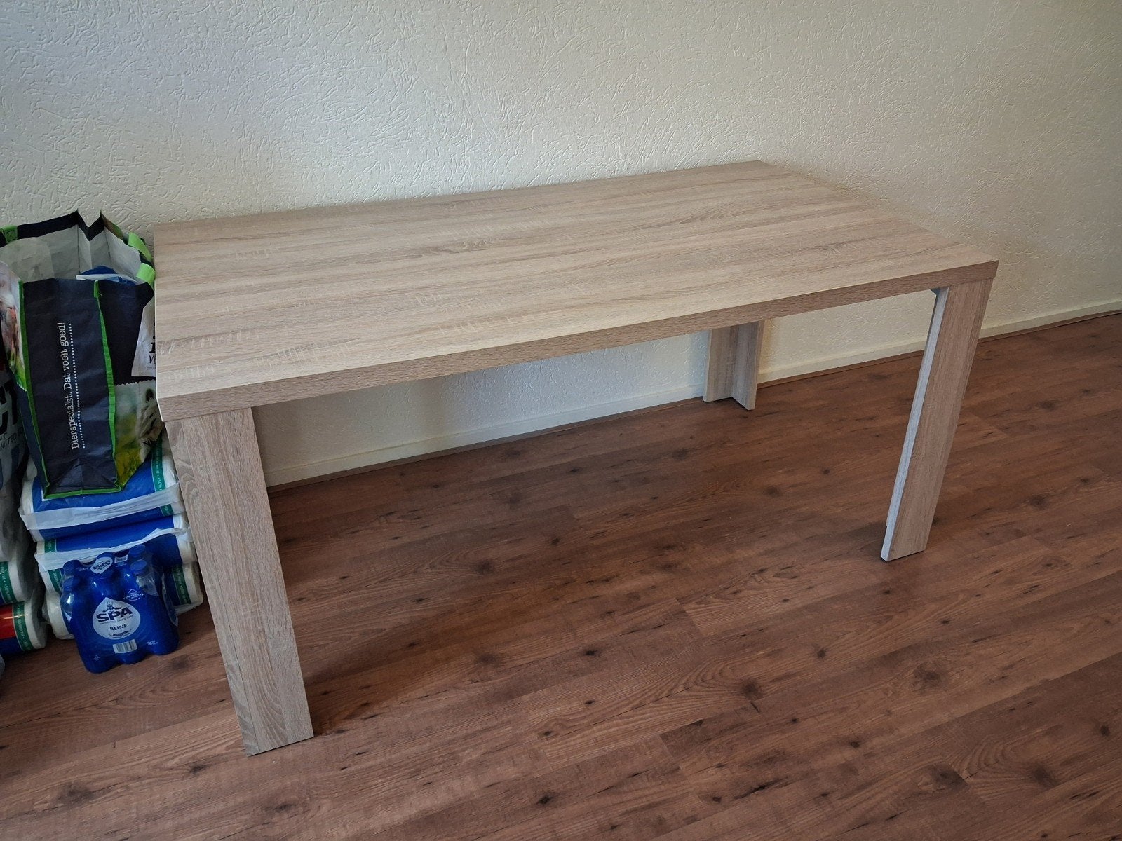 Eettafel eikenhout 160x90cm, Huis en Inrichting, Ophalen