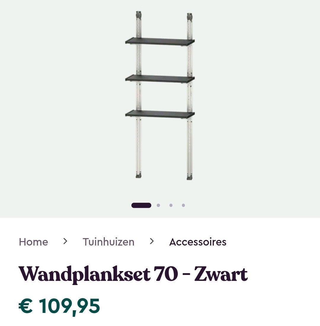 Keter wandplankset, nieuw in doos., Ophalen of Verzenden, Nieuw, Eenpersoons, Stapelbed