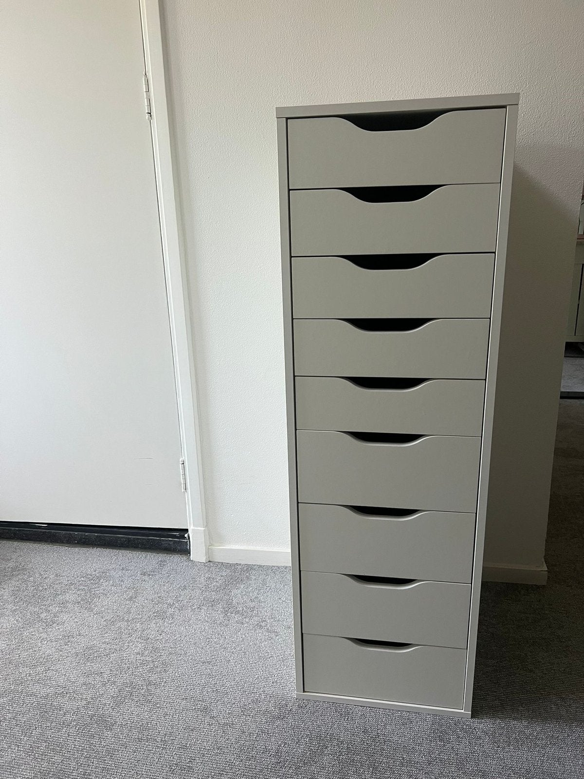 Ikea ALEX ladeblok met 9 lades, Ophalen, Minder dan 50 cm, 5 laden of meer, Zo goed als nieuw