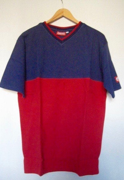 AMSTEL T SHIRT ,NIEUW, ROOD MET BLAUW MAAT L, Maat 52/54 (L), AMSTEL, Nieuw, Ophalen of Verzenden