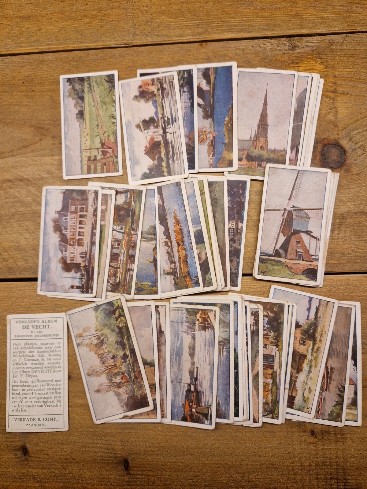 Verkade Kaartjes - De Vecht Album, Albert Heijn, Ophalen of Verzenden