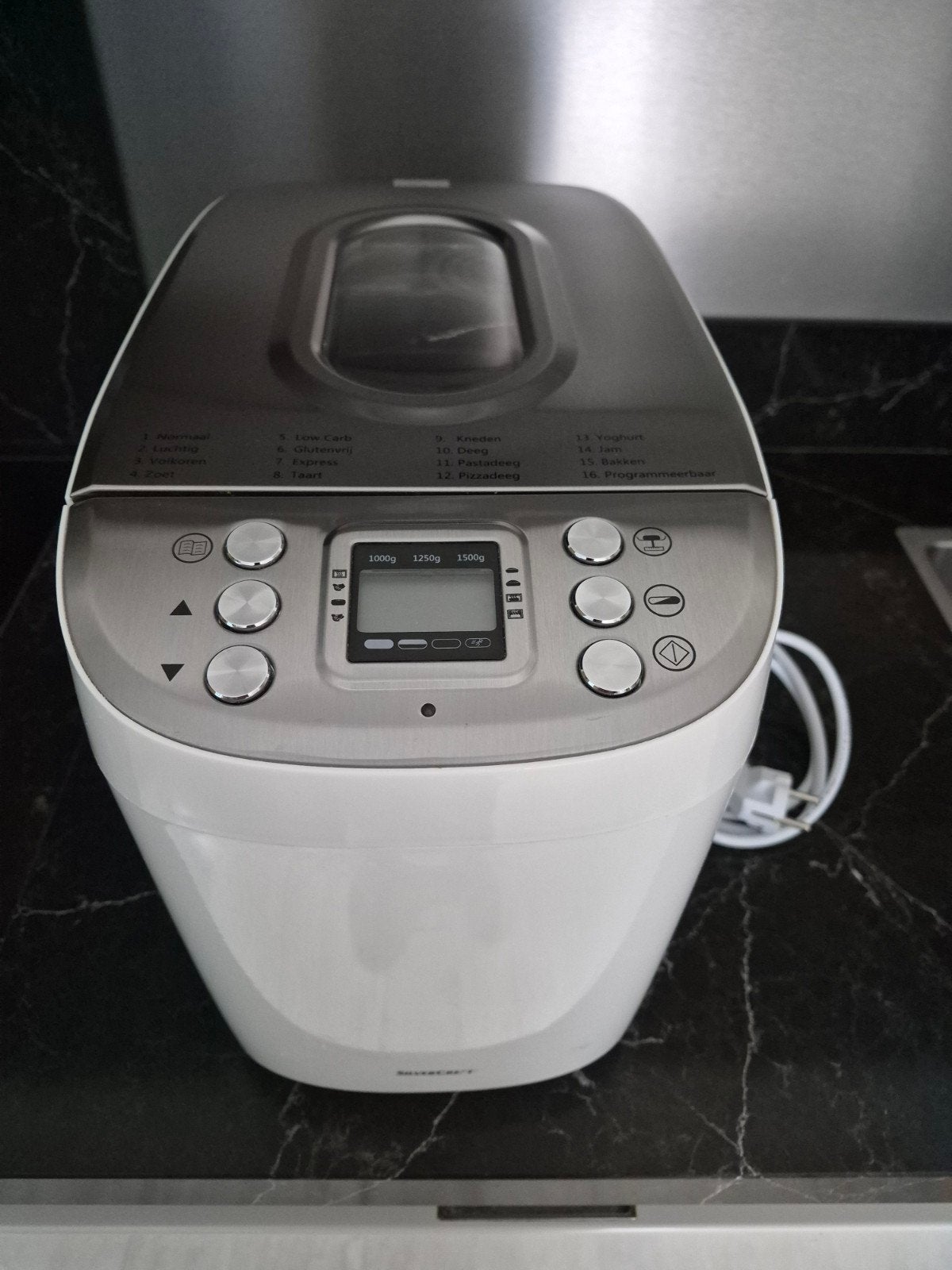 Silvercrest Broodbakmachine - Zo goed als nieuw, Witgoed en Apparatuur, Broodbakmachines, Met timer, Ophalen of Verzenden, Zo goed als nieuw