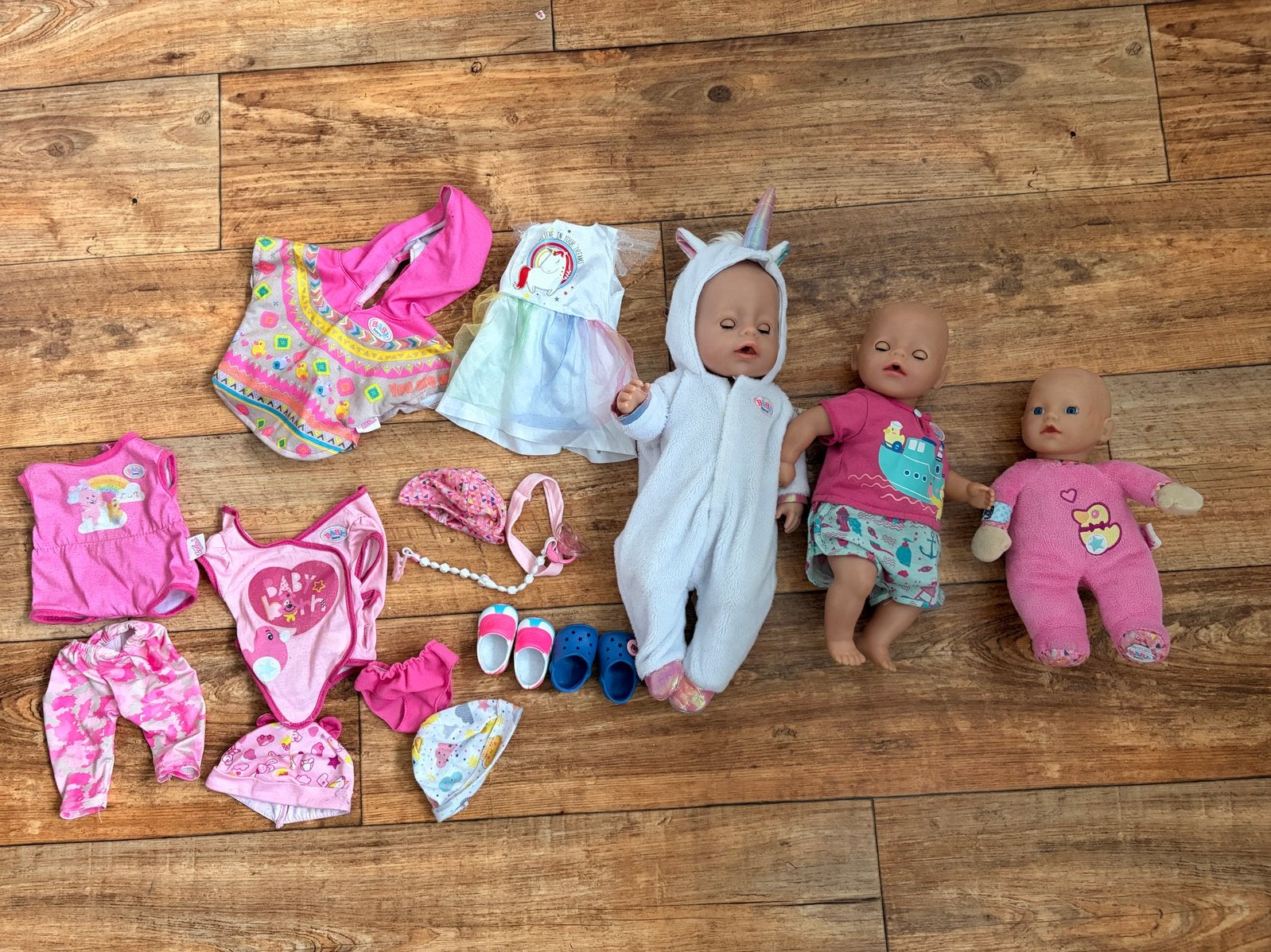 Baby Born poppen in diverse maten met kleding, Ophalen, Gebruikt, Babypop