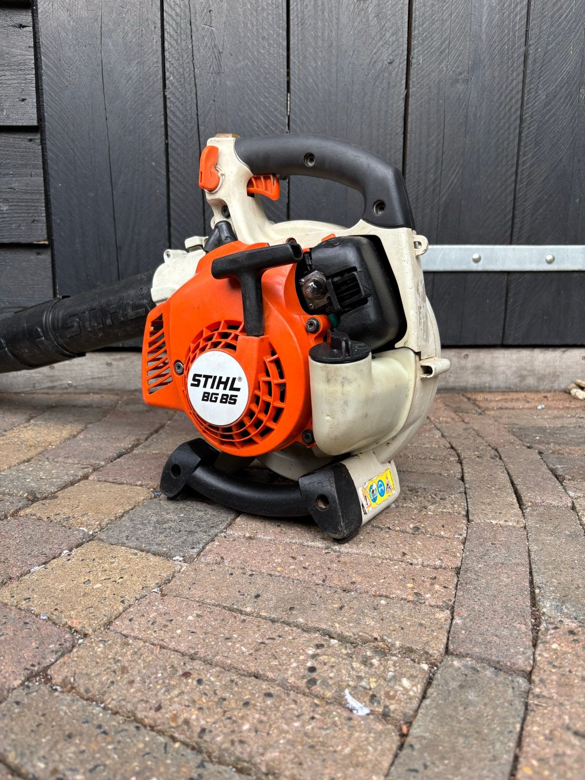 Stihl BG 85 Bladblazer in nette staat! Start en lopen!, Tuin en Terras, Bladblazers, Ophalen of Verzenden, Zo goed als nieuw, Benzine