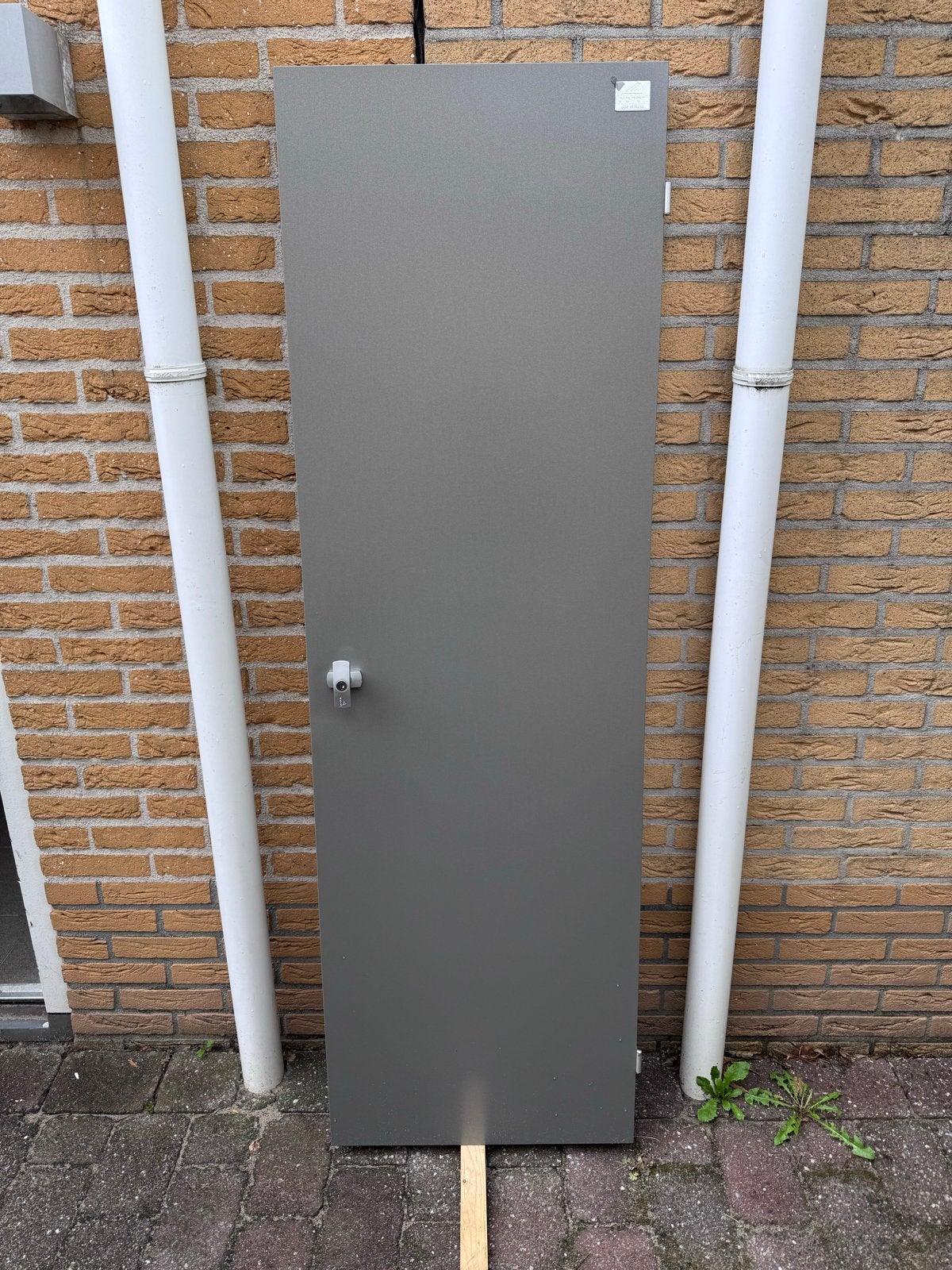 Biohort kastdeur Romeo, quarzgrau, rechts, Tuin en Terras, Ophalen, Gebruikt, Metaal, Overige typen