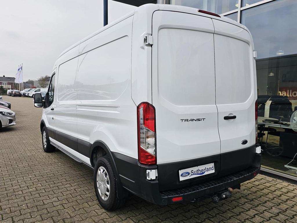 Ford Transit 350 2.0 TDCI L3H2 Trend 130pk Automaat | SCI |, Stof, 4 cilinders, 1850 kg, Wit