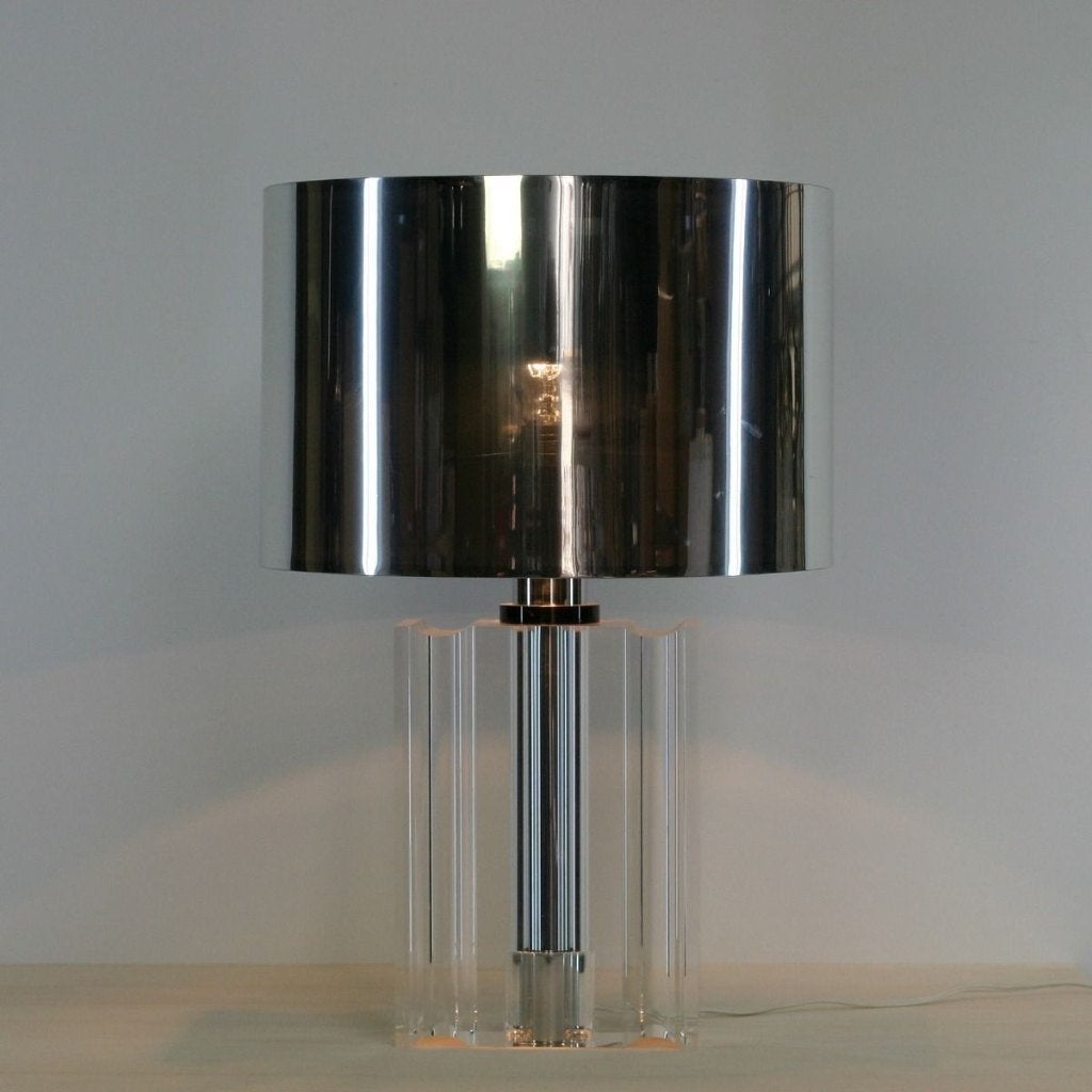 Felice Antonio Botta tafellamp, Italië ca. 1974, 57 cm, Overige merken, Zo goed als nieuw, Overige kleuren