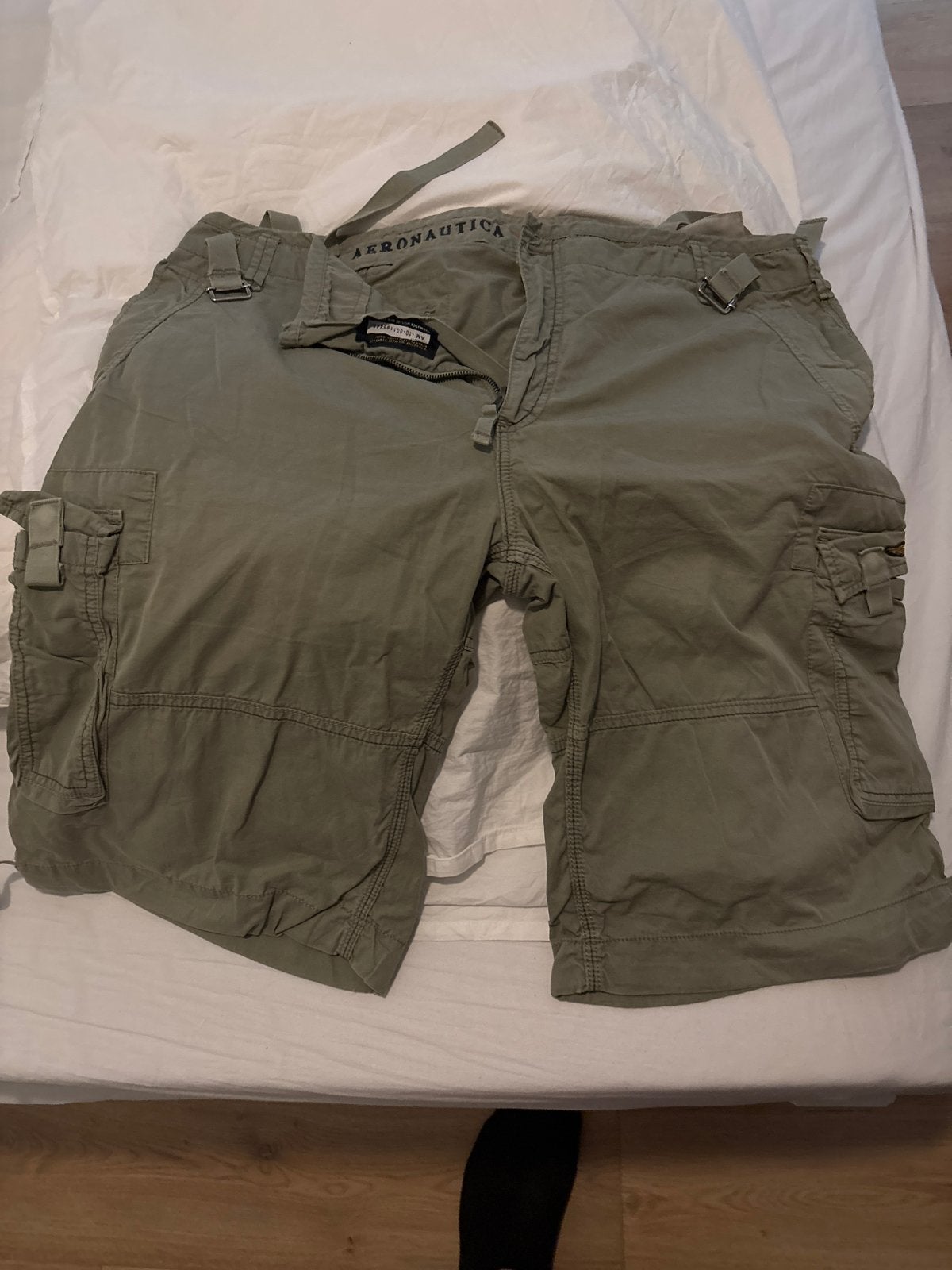 Aeronautica Militare Cargo Korte Broek - Maat L, Ophalen of Verzenden, Gedragen, Maat 52/54 (L), Groen