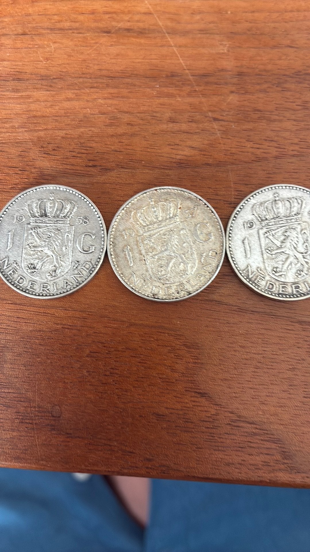Zilveren gulden3 stuks, Postzegels en Munten, Munten | Nederland, Ophalen of Verzenden, Koningin Juliana