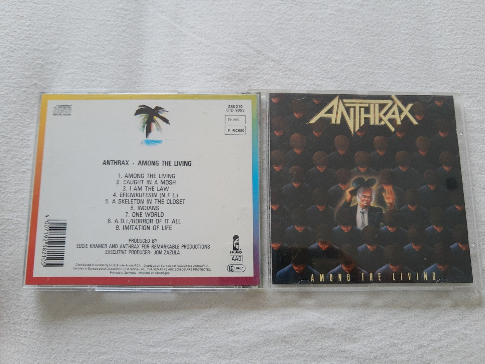 Anthrax - Among the Living, Ophalen of Verzenden, Gebruikt, Thrash metal