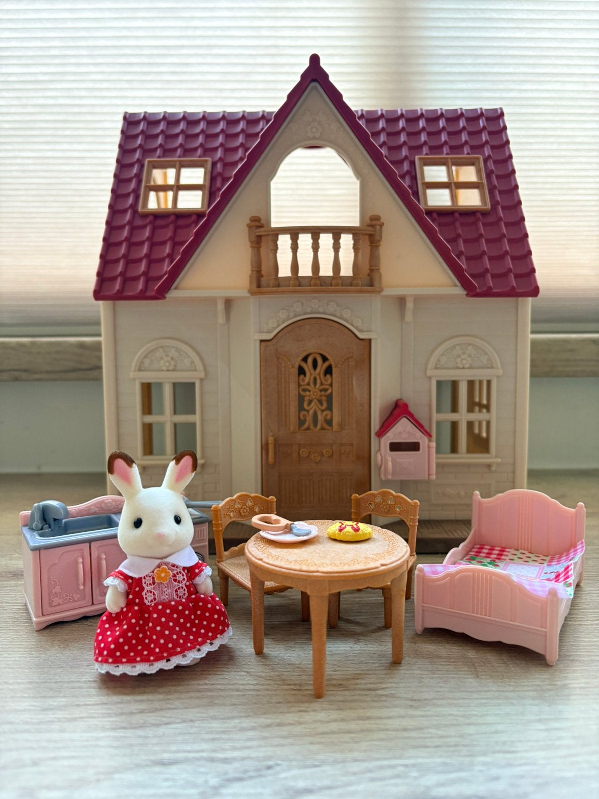Sylvanian families startershuis 5567, Ophalen of Verzenden, Zo goed als nieuw, Poppenhuis
