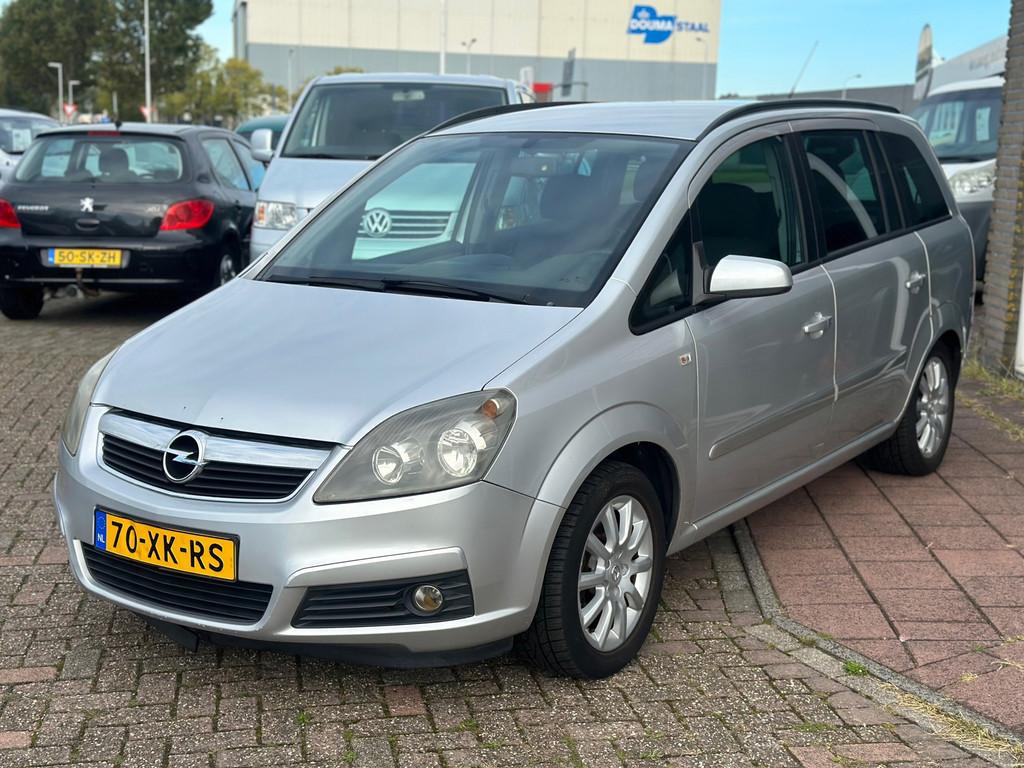 Opel Zafira 2.2 Temptation - Airco - Cruise - Nieuwe Apk -, Auto's, Opel, Voorwielaandrijving, Stof, Gebruikt, Zwart