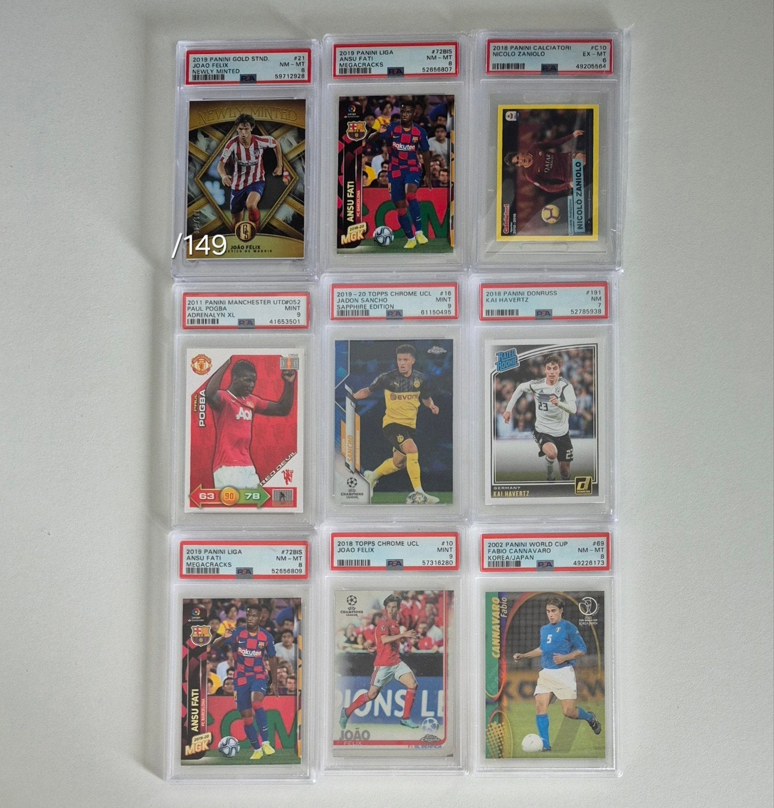 Voetbalkaarten Pogba, Havertz, Ansu Fati, Sancho & meer, Verzenden, Gebruikt, Buitenlandse clubs, Spelerskaart