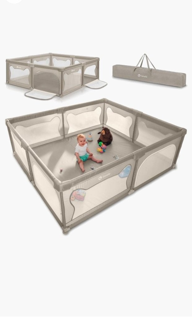 Lionelo Willow XL Grondbox - nieuw!, Kinderen en Baby's, Boxen, Nieuw, Vierkant, Ophalen
