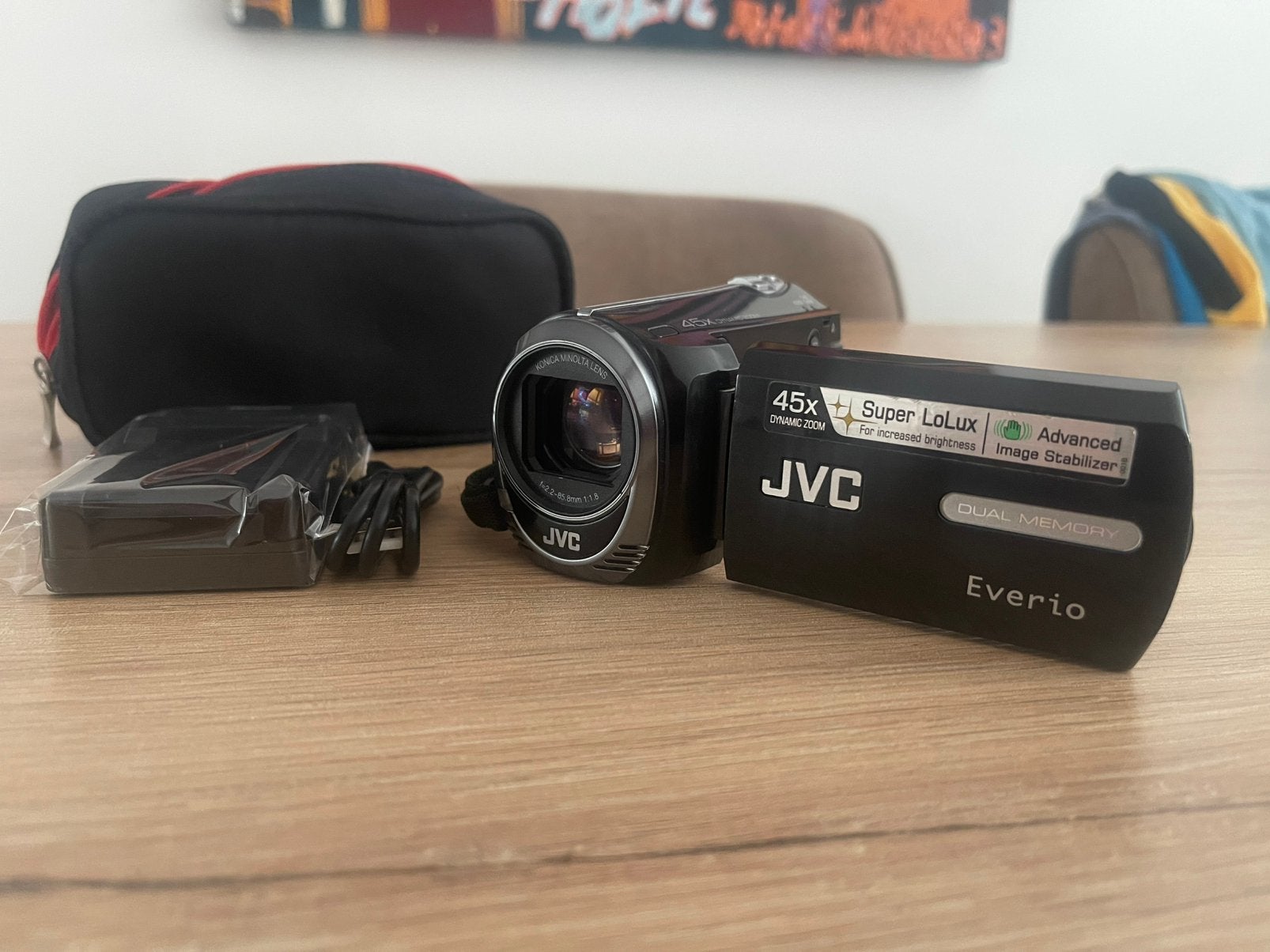 JVC GZ-MS230BE SD kaart digitale videocamera, JVC, 20x of meer, Ophalen of Verzenden, Zo goed als nieuw