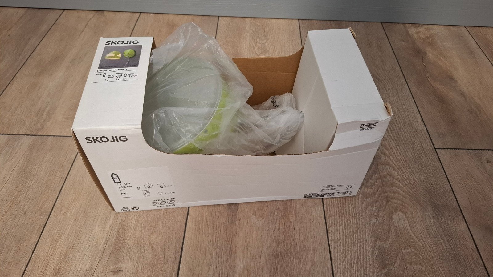 IKEA SKOJIG Bureaulamp Groen - Vintage Design, Huis en Inrichting, Bureaulamp, Groen, Nieuw, Ophalen of Verzenden