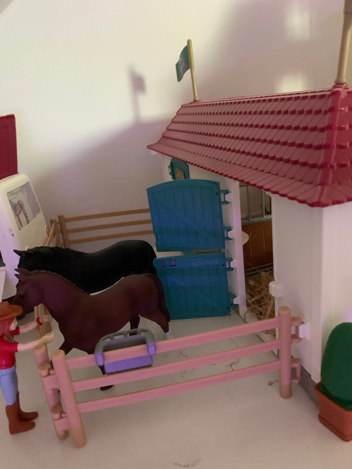 Schleich landhuis compleet!, Ophalen of Verzenden, Zo goed als nieuw