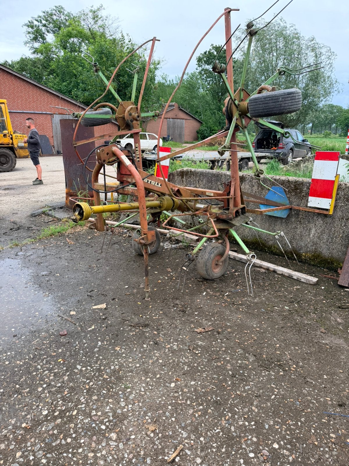 Stoll schudder, Ophalen, Akkerbouw, Weidebouw