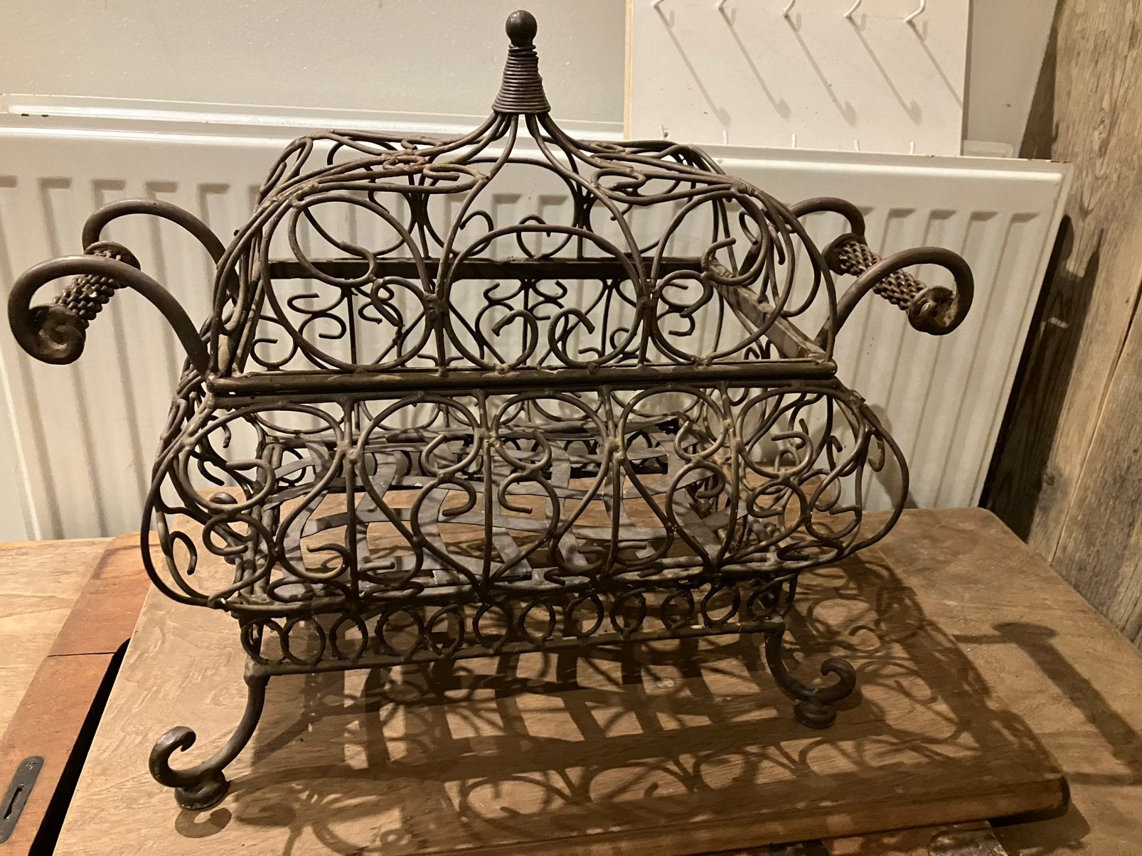 Franse antieke etagere, Huis en Inrichting, Woonaccessoires | Etagères, Ophalen, Zo goed als nieuw