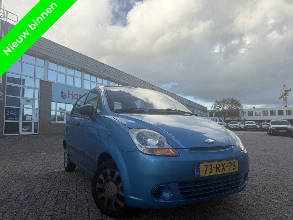 Chevrolet Matiz 0.8 Style Automaat Elektrische Ramen, Auto's, Automaat, Gebruikt, Blauw, Origineel Nederlands