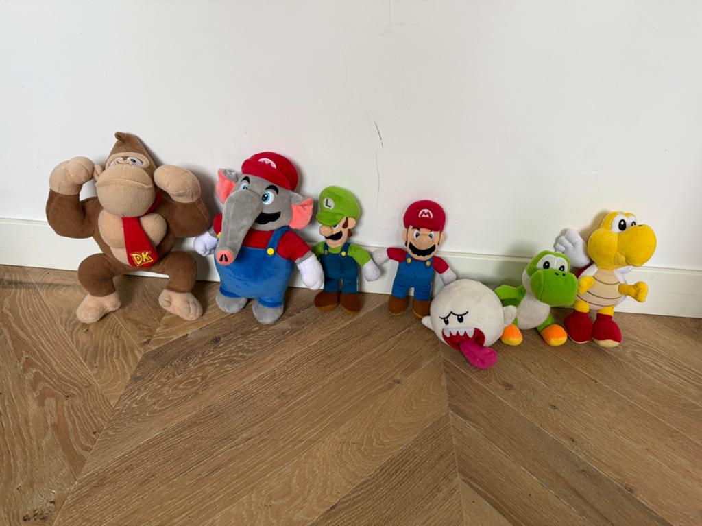 Super Mario knuffels, Verzamelen, Smurfen, Ophalen of Verzenden, Zo goed als nieuw