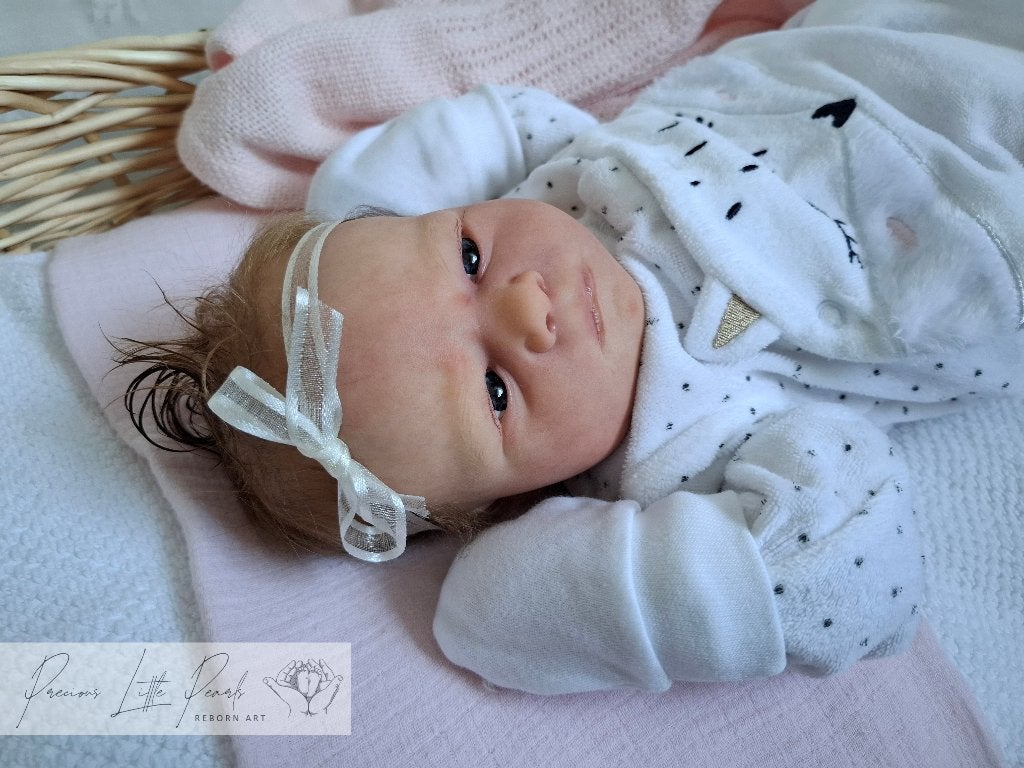 VERKOCHT Reborn / realborn Ruby Awake, cuddle, Ophalen of Verzenden, Nieuw, Pop, Levensecht of Reborn