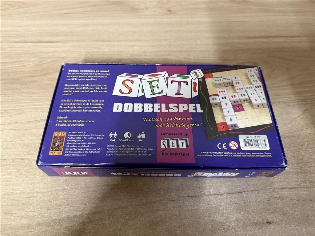 set dobbelspel - 999 games - s6509, Verzenden, Zo goed als nieuw