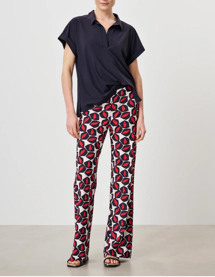 prachtige Trvl Drss Zenggi broek printed mt M ZGAN, Maat 38/40 (M), Overige kleuren, Verzenden, Zo goed als nieuw