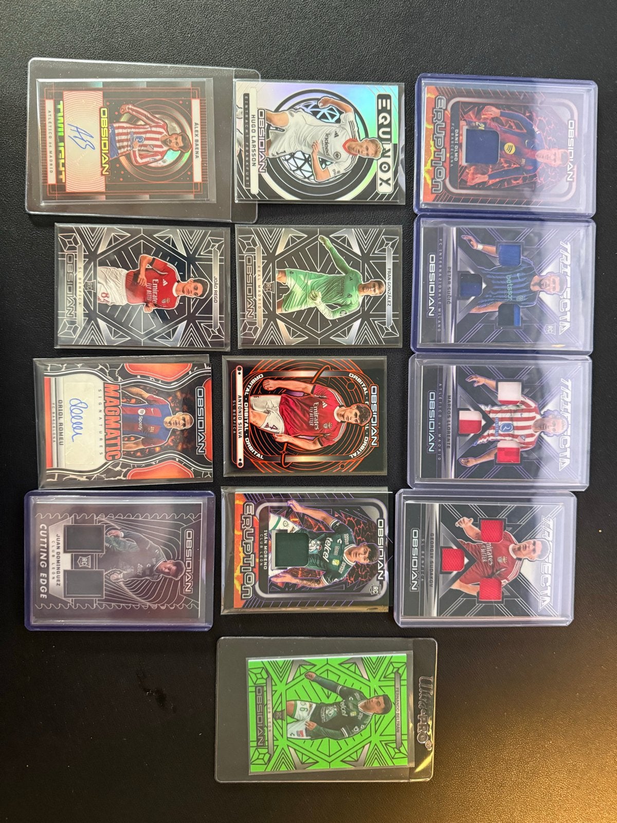 Panini Obsidian Voetbalkaarten - Diverse Spelers, Ophalen of Verzenden, Zo goed als nieuw, Buitenlandse clubs, Spelerskaart