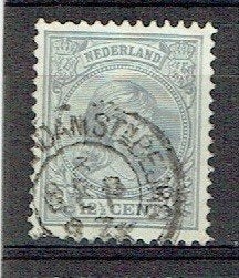 Nederland 1891 nr 38 Prinses Wilhelmina ROTTERDAM St. BEURS, Verzenden, Gestempeld, Koningshuis