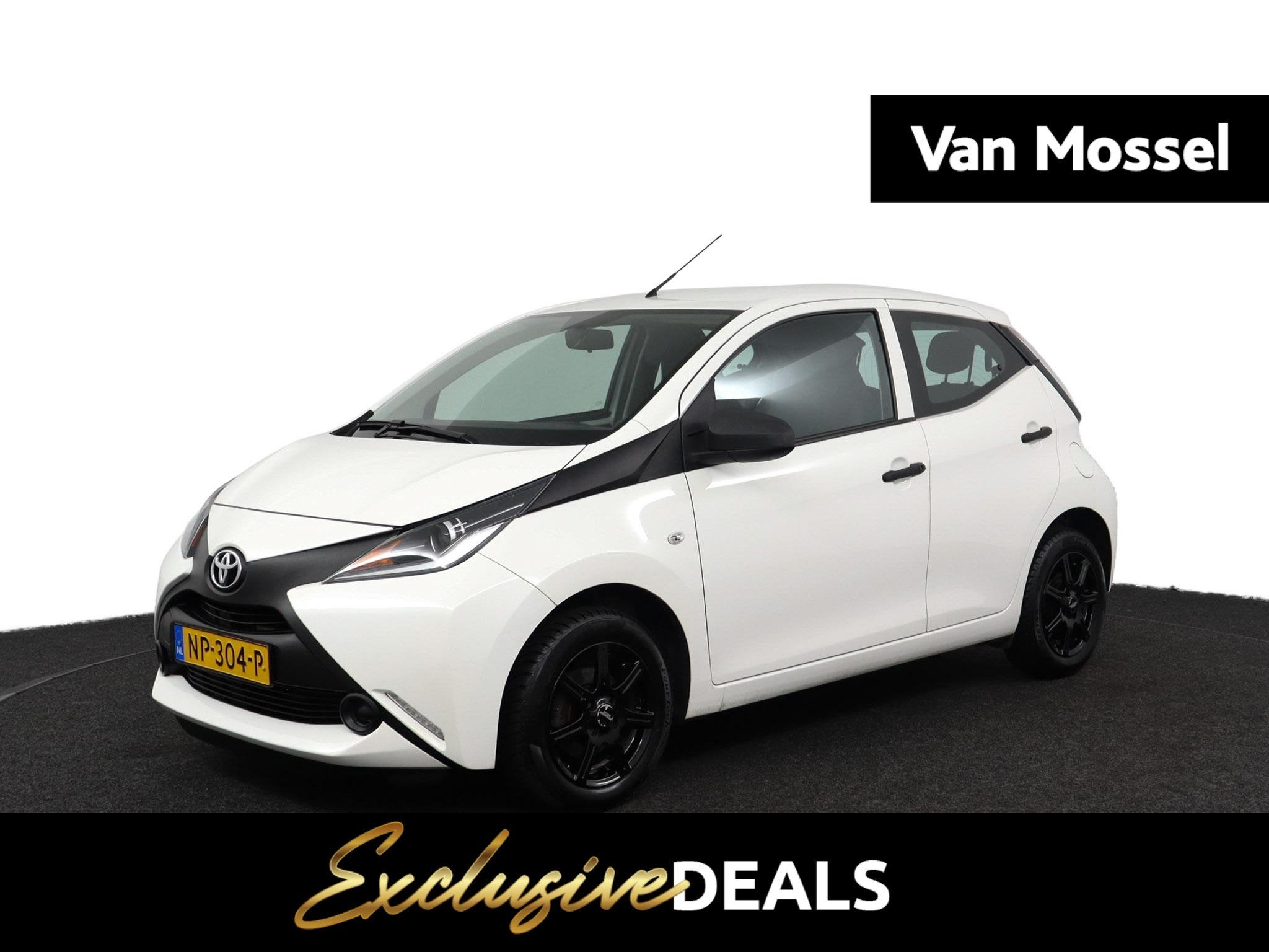 Toyota Aygo 1.0 VVT-i x-now | Airco |, Auto's, Voorwielaandrijving, 12 maanden, Stof, Gebruikt