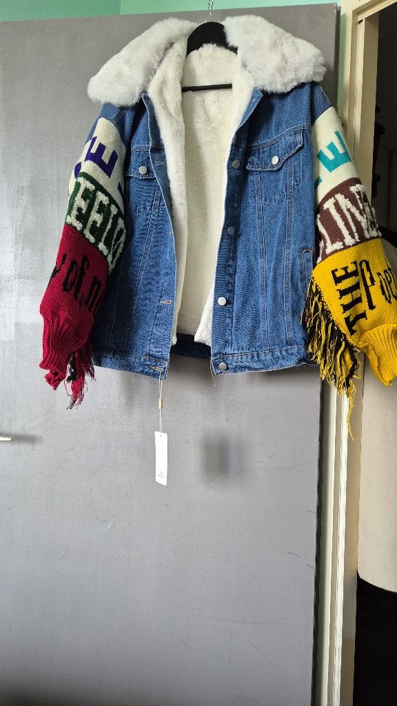 Mooie spijkerjas, Kleding | Dames, Jassen | Winter, Onbekend, Ophalen, Zo goed als nieuw, Blauw