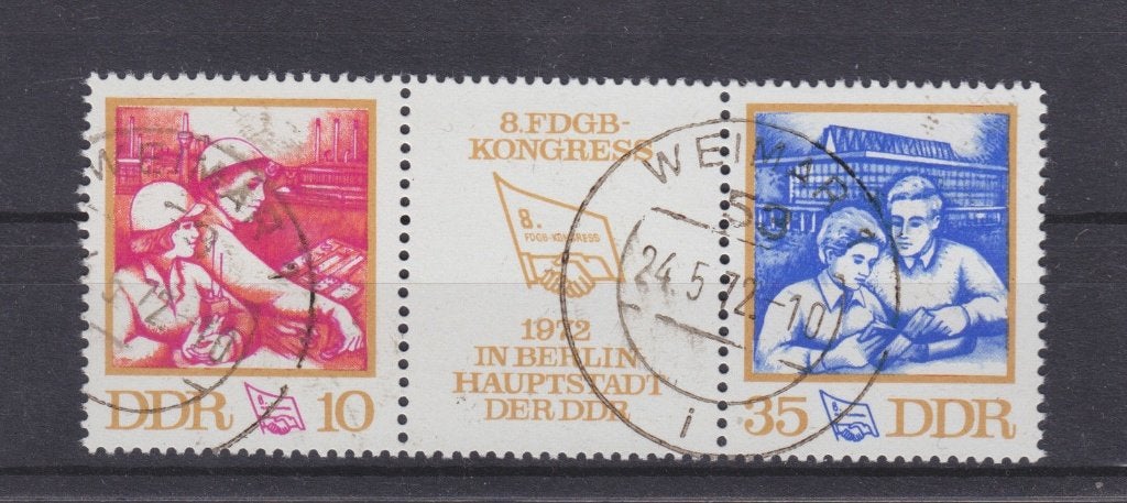 DDR 1972, Michel 1761-1762, gestempeld., Verzenden, DDR, Gestempeld