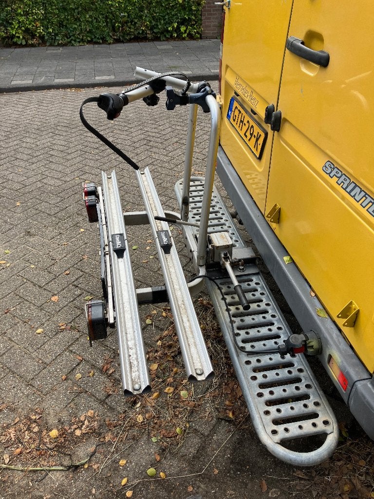 Fietsendrager aluminium voor 2 fietsen, Ophalen