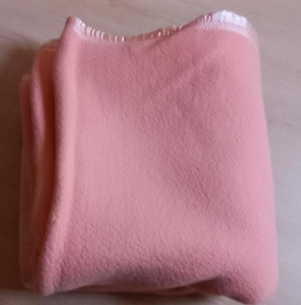 Roze deken tweepersoonsbed 100% wol, Ademend, Tweepersoons, Ophalen of Verzenden, Overige merken